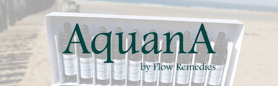 Banner Aquana serie van Flow Remedies